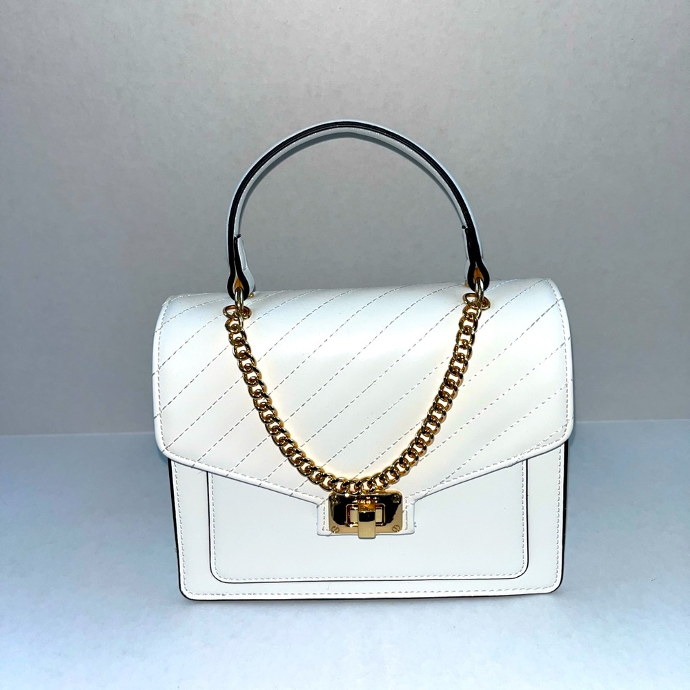 Aldo Matthan Convertible Satchel- white purse NWT